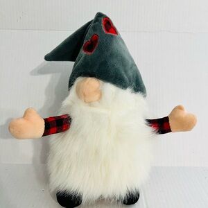 Arkin Progressive Plaid Hearts Gnome Plush